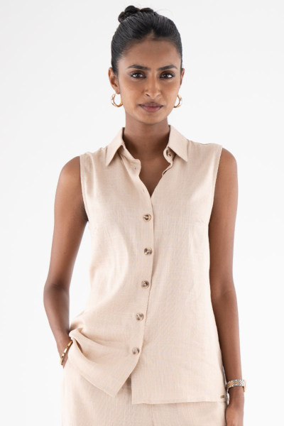 SLEEVELESS SHIRT