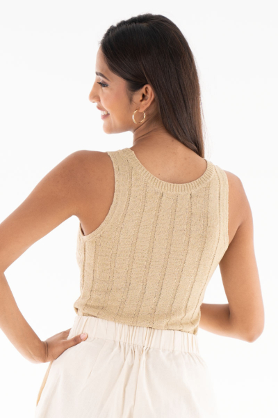 KNITTED CASUAL TOP