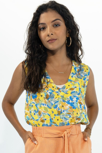 FLORAL PRINTED BLOUSE