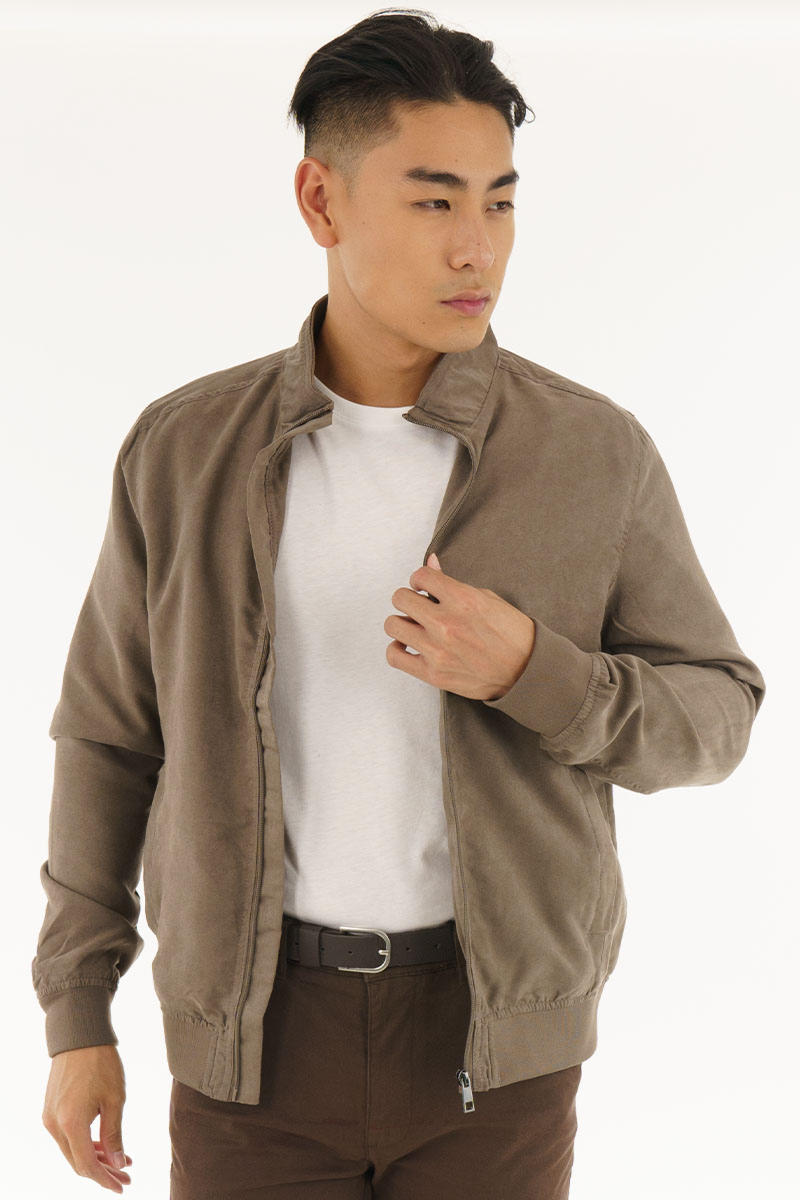 SUEDE EFFECT JACKET