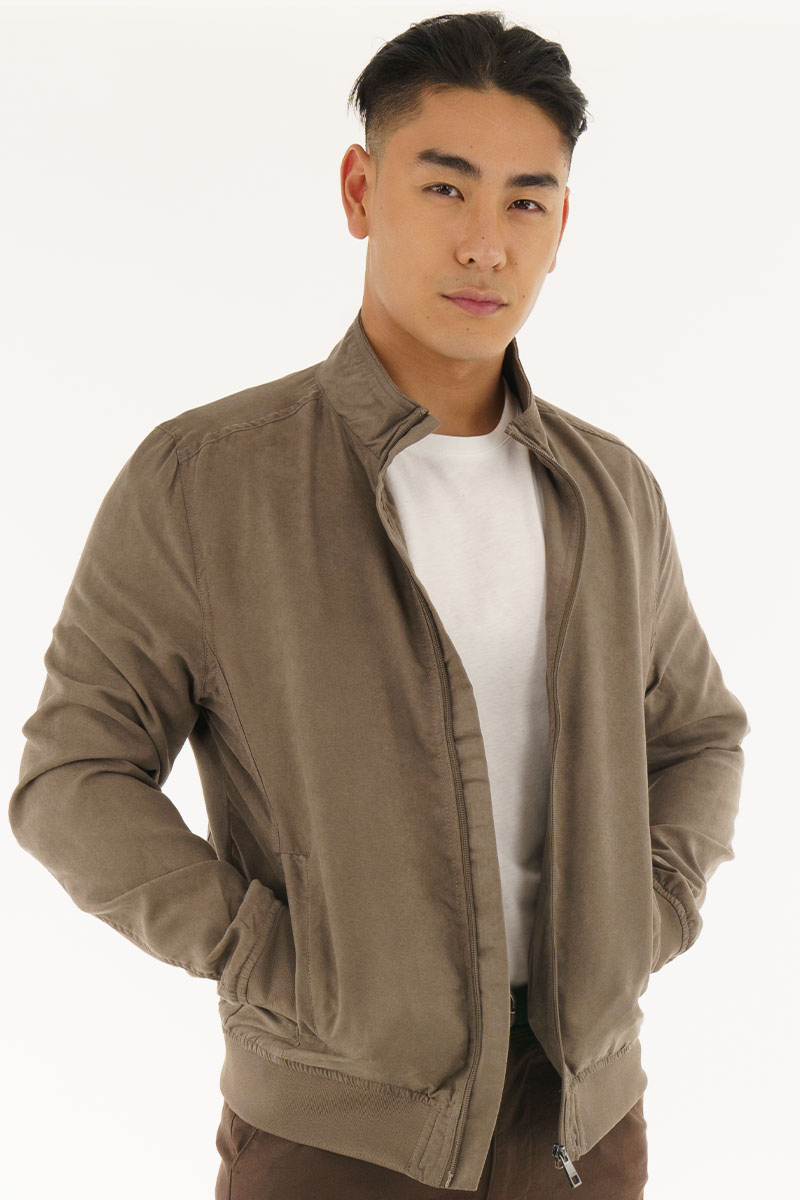 SUEDE EFFECT JACKET