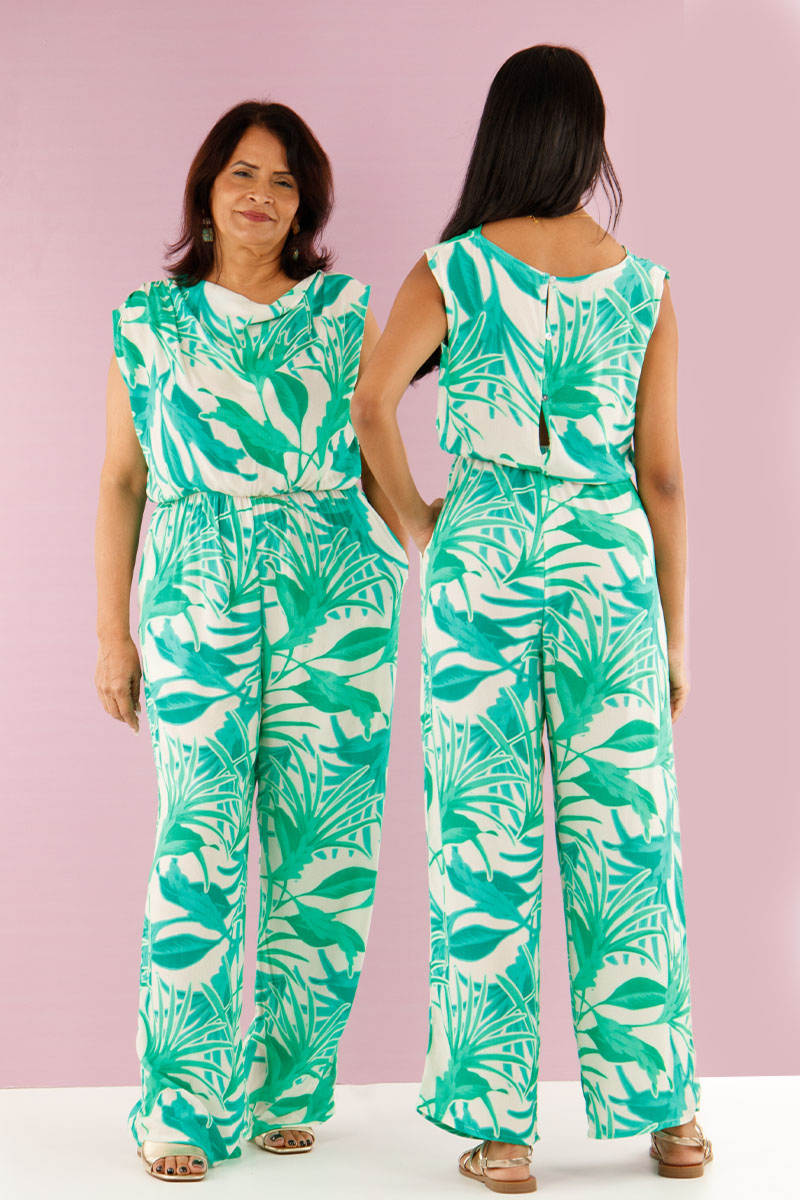 PRINTED JUMPSUIT