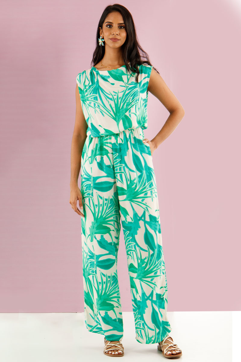 PRINTED JUMPSUIT