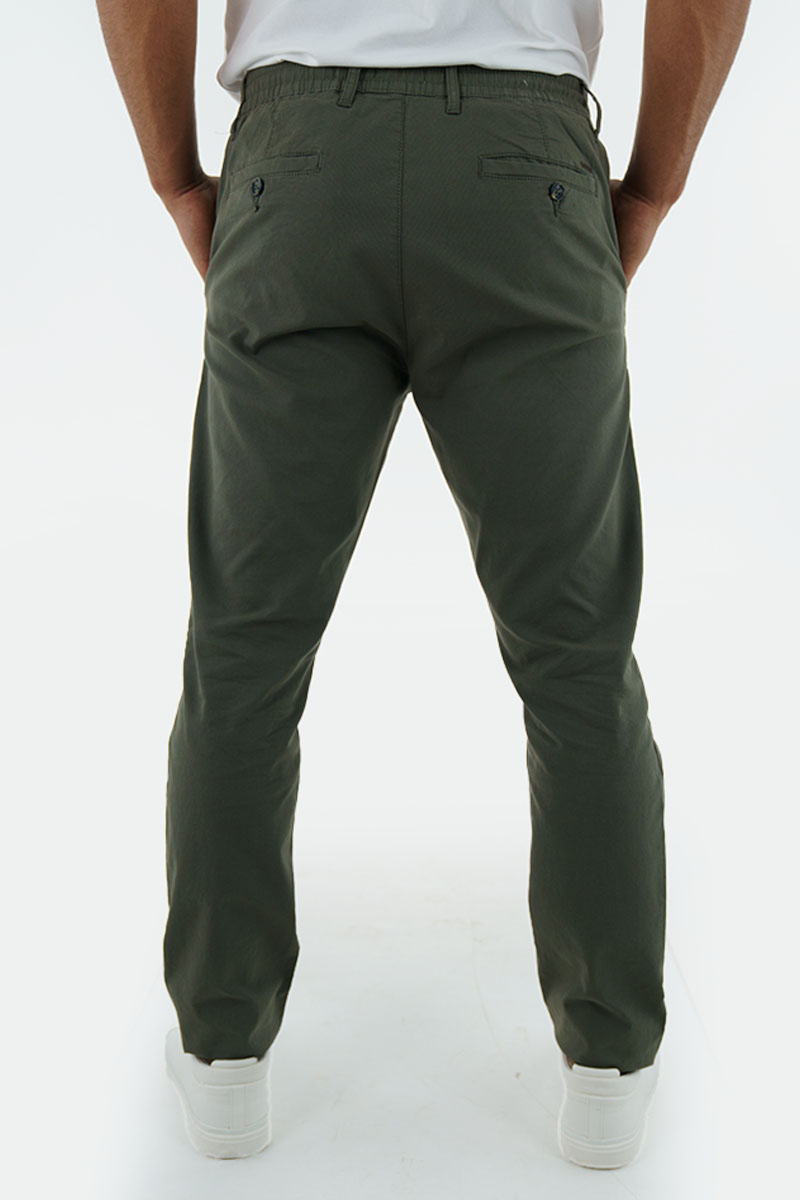 ELASTICATED WAIST TROUSERS