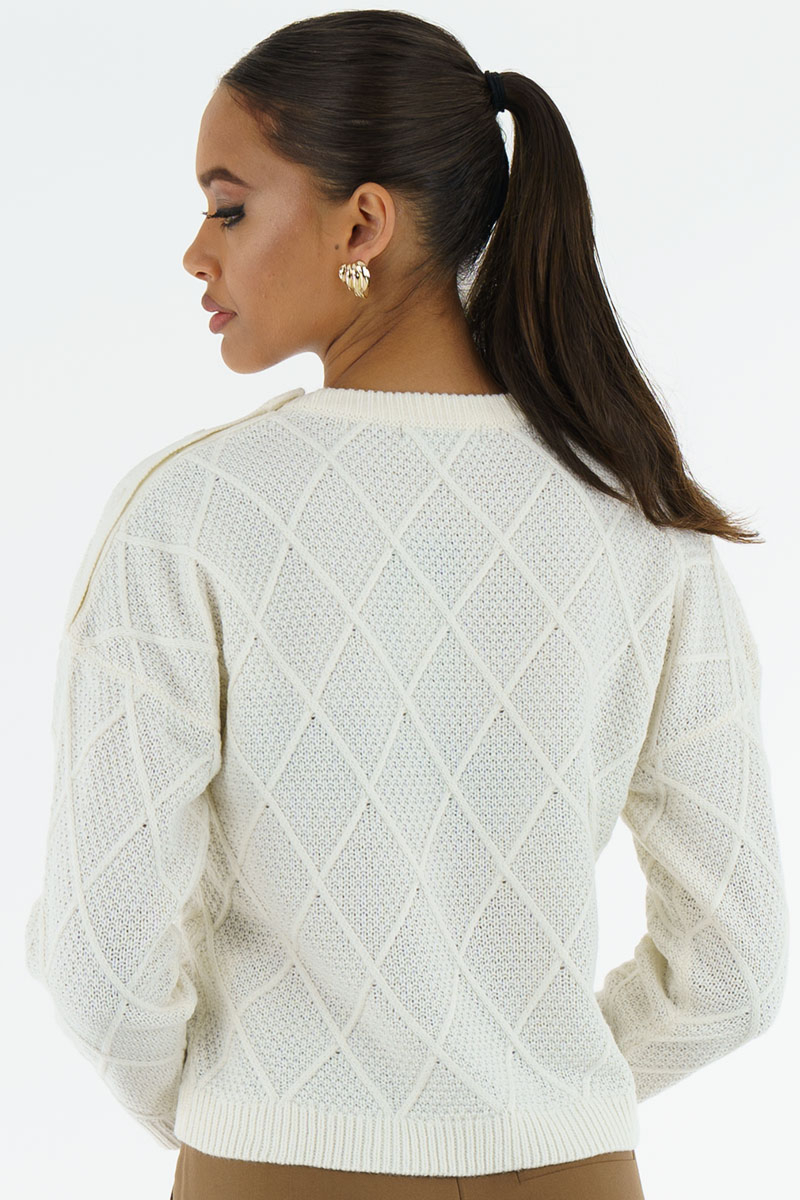 LOSANGE KNIT SWEATER