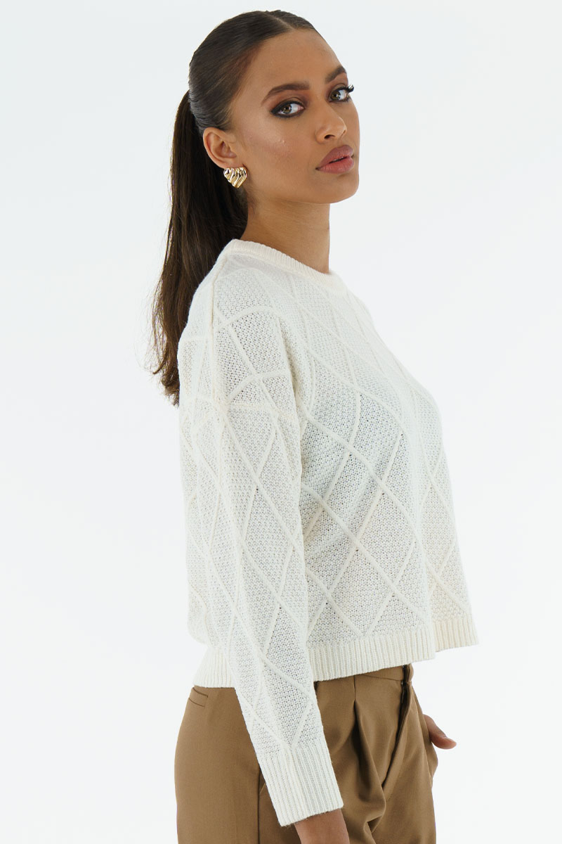 LOSANGE KNIT SWEATER