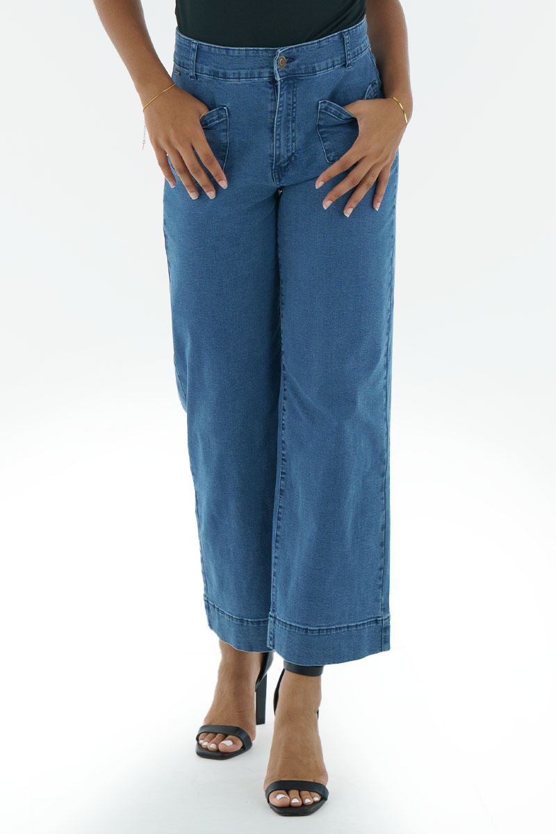 DENIM CULOTTE PANT