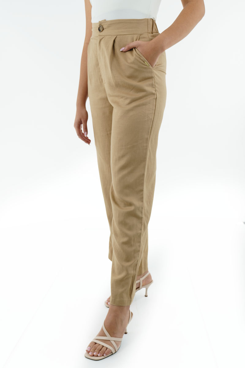 LINEN BLEND PANT