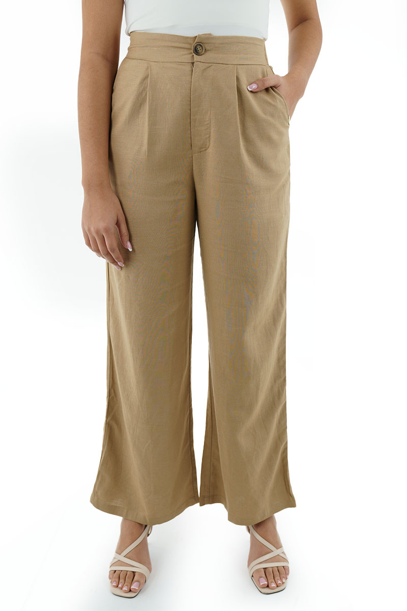 LINEN BLEND PANT