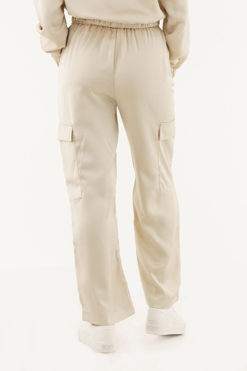 SATIN CARGO PANT